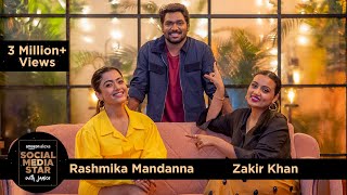 Social Media Star With Janice S03  E03 ZakirKhan amp Rashmika Mandanna [upl. by Kram]