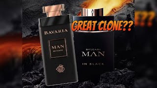 Bavaria Man Intense Review Inspired by BVLGARI MAN IN BLACK Under Rs1500 [upl. by Latin]