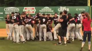 OVC Tournament Baseball Championship Dogpile [upl. by Eolande]