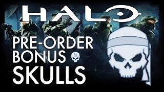 Halo The Master Chief Collection PreOrder Bonus Skulls [upl. by Annij]