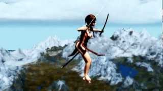 YY Anim Replacer  Natural Jump for Skyrim [upl. by Toiboid]