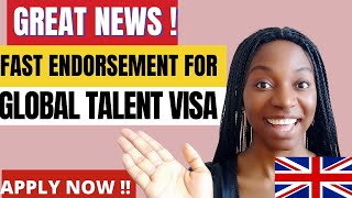 Global Talent Visa UK Process  Easy way to get endorsed for the Global Talent Visa [upl. by Ludly307]