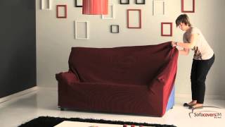 How to install a elastic sofa cover [upl. by Jarvis]