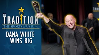 Dana White Receives Award from Boston Sports Hall of Fame amp Shares His Love For Boston [upl. by Ggerk]