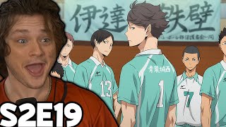 OIKAWA DESTROYS DATE KO  Haikyu Season 2 Episode 19 Reaction [upl. by Arikal]