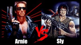 Sly vs Arnie Movie Quotes [upl. by Ahseem]