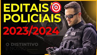 Concurso Policiais Panorama das Oportunidades 2023 e 2024 Civil Militar e Penal [upl. by Ullund]