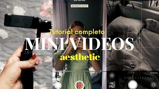 COMO GRAVAR E EDITAR MINI VÍDEOS AESTHETIC PRO INSTAGRAM [upl. by Telford]