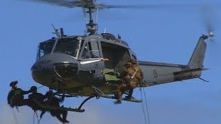 RNZAF Iroquois Ground Support Demo [upl. by Chien]