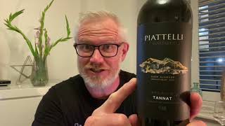 Piattelli Vineyards Tannat 2018 review [upl. by Feetal]