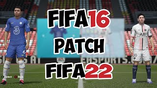 HOW TO UPDATE FIFA 16 INTO FIFA 22 LATEST PATCH ON PC  FIFA 16 TUTORIAL [upl. by Yarg]