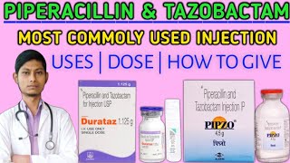 piperacillin and tazobactam for injection 45 gm  pipzo 45g  durataz 45g injection  piptaz 45 [upl. by Enyrhtak]