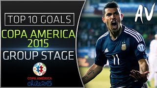 Copa America 2015 • Top 10 Goals Of The Group Stage [upl. by Mort594]