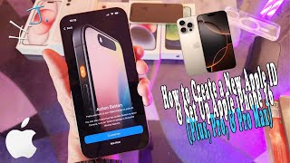 How to Create a New Apple ID amp Set Up iPhone 16 Plus Pro amp Pro Max [upl. by Inna]