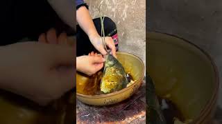 Rural food  steamed carp with gourdshorts [upl. by Hcaz734]