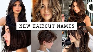 New Haircut names💇🏼‍♀️🎀✨️aesthetic viralvideo howto glowup haircare haircut [upl. by Anilag]