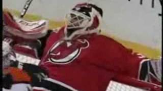 Martin Brodeur Incredible Glove Save vs Philadelphia [upl. by Beutler]