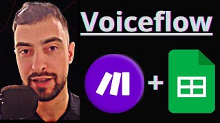 Voiceflow  Make com Google Sheets AI Automation Tutorial [upl. by Htiderem949]