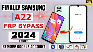 Without Pc💯2024  Samsung Galaxy A22 FRP Bypass Android 13 Without Computer ✅ Remove Google Account [upl. by Dhar295]