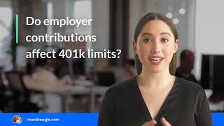 Do employer contributions affect 401k limits [upl. by Aube]