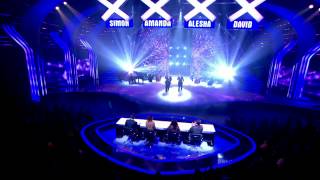 NEW HD SIMON COWELL GETS OWNED BY AN EGG ON BRITAINS GOT TALENT FINAL [upl. by Flossy]