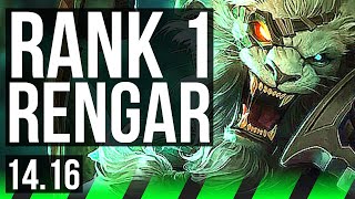 RENGAR vs XIN ZHAO JGL  Rank 1 Rengar 9311 700 games  EUW Challenger  1416 [upl. by Idmann]