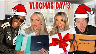 SECRET SANTA WITH OUR BOYFRIENDS Vlogmas Day 3 [upl. by Deidre889]