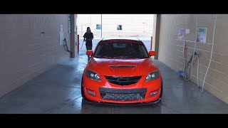 Codys Fully Built Mazdaspeed 3 l 30 Psi of Boost l 600 Horsepower [upl. by Ahsekyw]