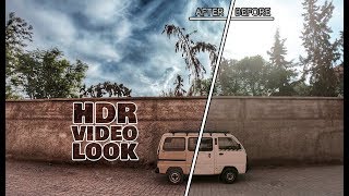 How To HDR Video Look [upl. by Aneertak637]