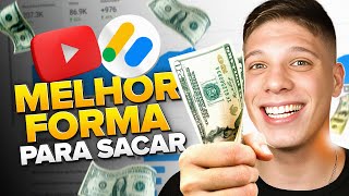 Como Receber Pagamentos do Youtube de forma rápida e segura SAQUE COM A MELHOR TAXA [upl. by Llednahs]