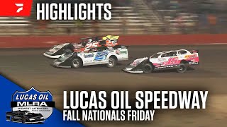 Fall Nationals Night 2  MLRA Late Models at Lucas Oil Speedway 10424  Highlights [upl. by Innavoig]