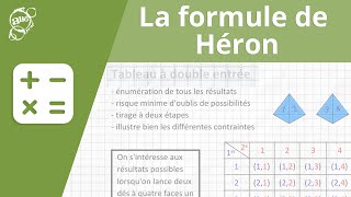 Allô prof  La formule de Héron [upl. by Nnagrom]