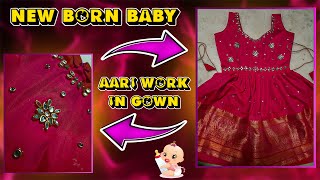 quotAdorable Aari Work Designs for Newborn Baby Gowns  Premium Luxurious Patterns You’ll Lovequot [upl. by Cacka]