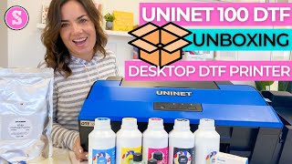 Unboxing Desktop DTF Printer Uninet 100 DTF Printer [upl. by Spitzer615]