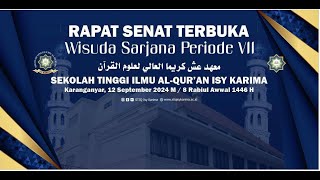 Rapat Senat Terbuka Wisuda Sarjana Periode VII  STIQ Isy Karima [upl. by Ameer]