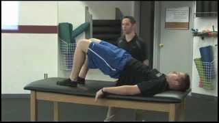 Advanced Glute Bridge Exercises  Functional Stability Training  Reinold and Cressey [upl. by Marucci]