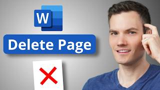 How to Delete Page in Word [upl. by Uehttam]