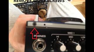 How to replace a Denon MC6000 Fader Easy to follow steps [upl. by Chiaki897]