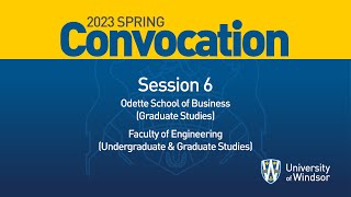 Spring Convocation 2023  Session 6 [upl. by Tengdin]