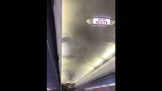 Extreme airconditioning condensation inside an aeroplane [upl. by Salba]