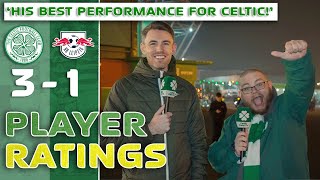 CELTIC 31 RB LEIPZIG  PLAYER RATINGS  HIS BEST PERFORMANCE FOR CELTIC [upl. by Gerty750]