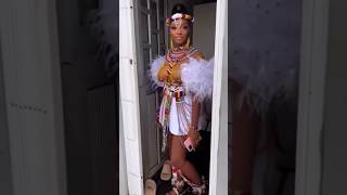 Zulu Queens village lifeSouth African culture Zulu Zulu girls dance AfricanCulturaldance shorts [upl. by Avelin11]