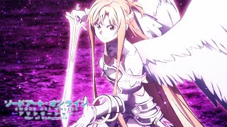 Angel Asuna and Yuuki vs PoH  SAO Alicization  War of Underworld Part 2 [upl. by Akimahc]