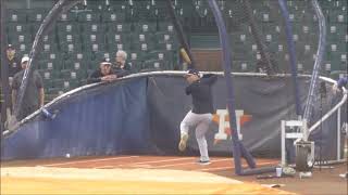 Gleyber Torresbatting practiceYankees vs Astros32824 [upl. by Feldman754]