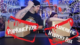 Opening two PopKingPaul quotSLASHERIFICquot Mystery Boxes Will we pull a KILLER Pop [upl. by Sunderland528]