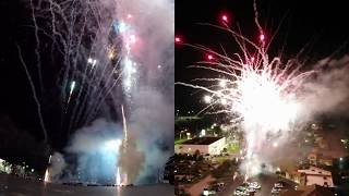 2018 4th of July Fireworks Show  with Drone [upl. by Loveridge]