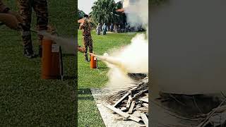 Latihan memadam kebakaran Dari Pasukan Bomba [upl. by Hajan]