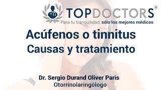 Acúfenos o tinnitus ¿Cuáles son los síntomas y tratamiento [upl. by Gabriello]