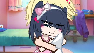 Marinette switches bodies with kid Marinette  gacha mlb adrientte [upl. by Eirffej]