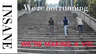 INSANE STAIRS RUN BIGGEST STRAWBERRY GARDEN TRAVEL CHINATOURIST PLACE FOR TRAVELERS IN CHONGQING [upl. by Esidnak]